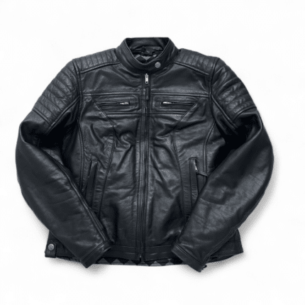 Blouson moto cuir Ixon Torque L Femme – Bon état 