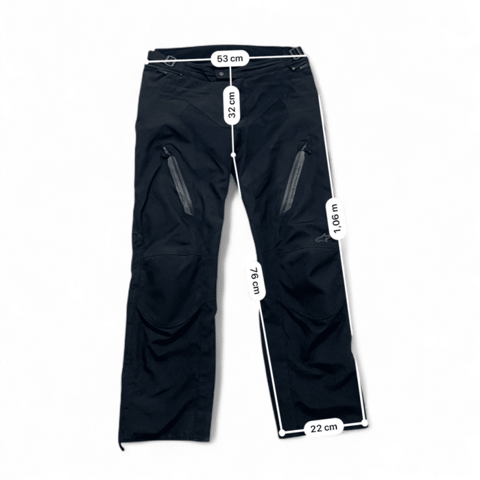 Guide taille et mesure en cm Pantalon moto seconde main ALPINESTARS 4XL
