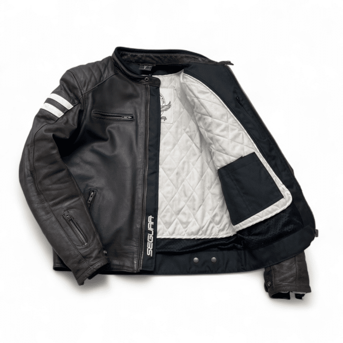 Blouson moto cuir Segura Retro L Homme – Très bon état