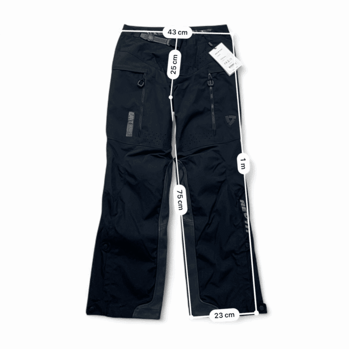 Guide taille et mesure en cm Pantalon Rev'it! Continent M Homme - Neuf avec étiquette