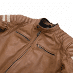 blouson moto cuir Segura Stripe seconde main en taille L pour homme