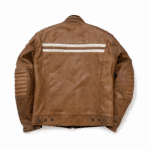 blouson moto cuir Segura Stripe seconde main en taille L pour homme