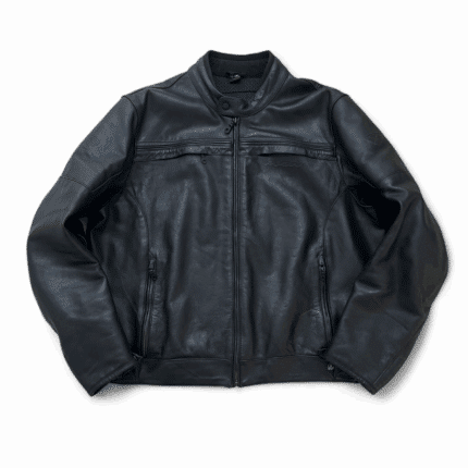 blouson moto cuir IXON Copper Rock seconde main en taille 4XL