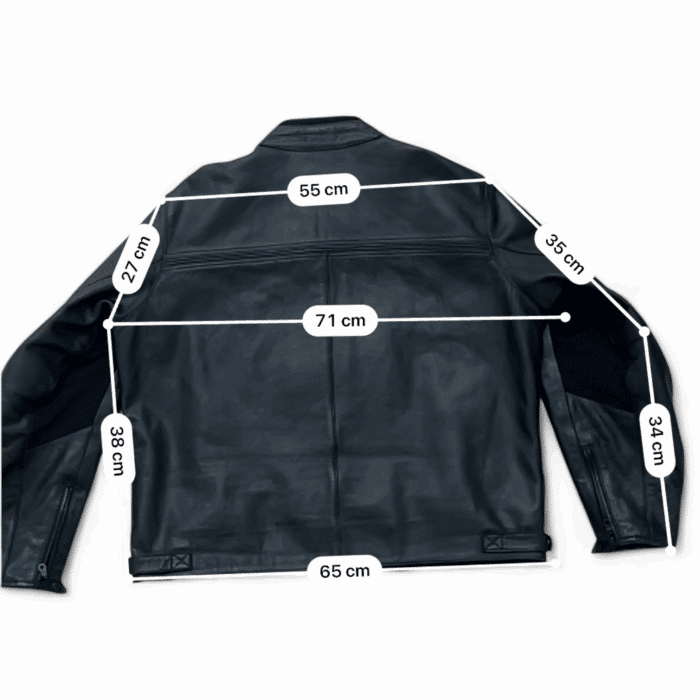 Guide taille et mesure en cm blouson moto cuir IXON Copper Rock seconde main en taille 4XL