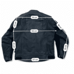 Guide et mesure de taille en cm blouson moto cuir Bering Rezek seconde main en taille XL pour homme