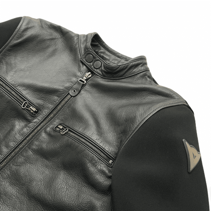blouson moto cuir Dainese seconde main en taille L/46 pour femme