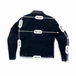 Guide taille et mesure en cm blouson moto cuir Dainese seconde main en taille L/46 pour femme