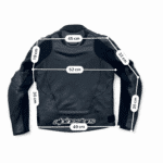 Guide taille et mesure en cm blouson moto cuir Alpinestars Jaws V3 seconde main en taille S/48