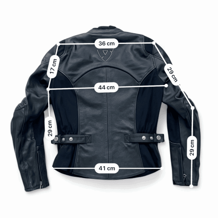 gUIDE ET MESURE EN CM REV’IT cuir S Femme - Très bon état