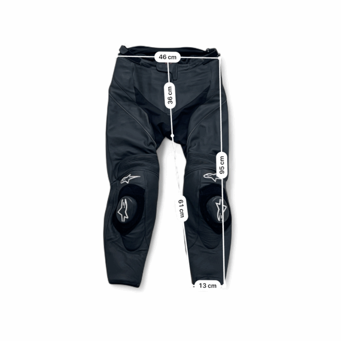 Mesures et guide des tailles en cm ALPINESTARS MISSILE LONG 54-L/XL L Homme – Excellent état