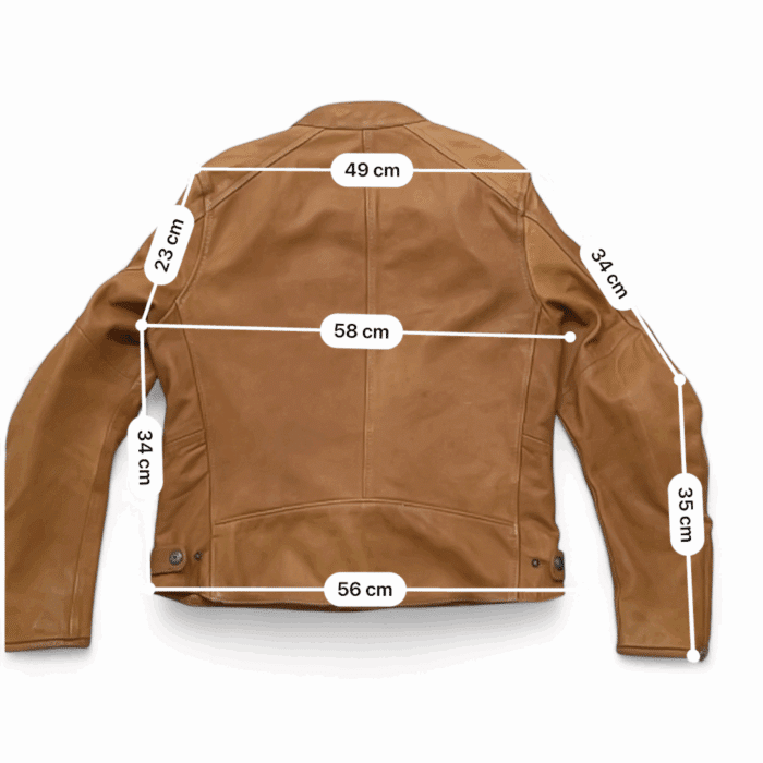 Guide des tailles et mesures Blouson REV'IT! Camel XL/54 Homme - Très bon état