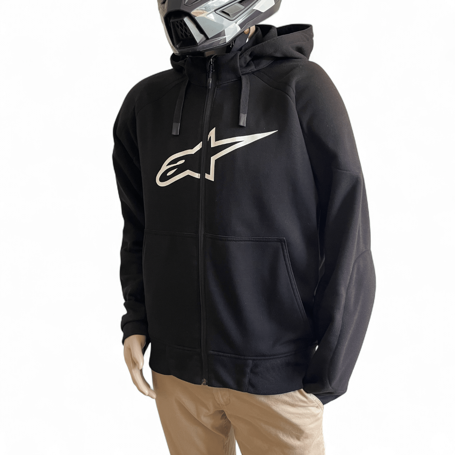 ALPINESTARS HOODIE CHROME - L - Homme - blouson occasion ALPINESTARS HOODIE CHROME - L - Homme - blouson occasion