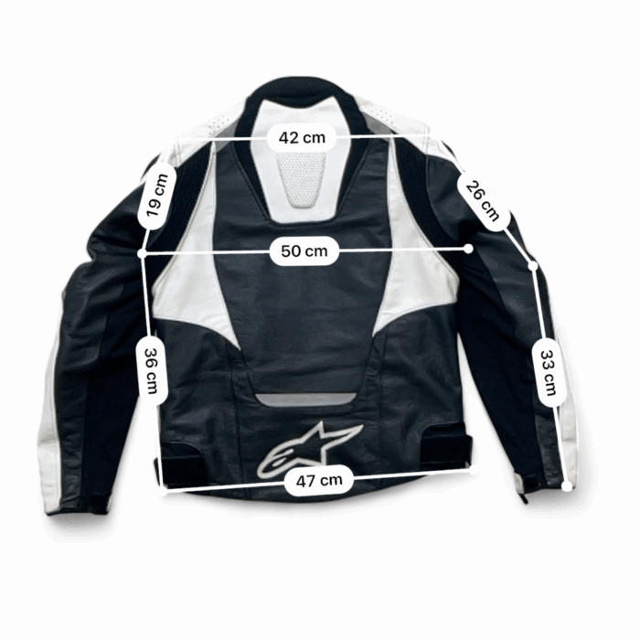 ALPINESTARS JAWS BLANC S/46 - Homme - blouson seconde main