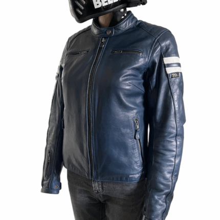 SEGURA RETRO XS/T0 BLEU - Femme - blouson seconde main