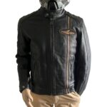 Blouson moto cuir Helstons Stallion M – Seconde main