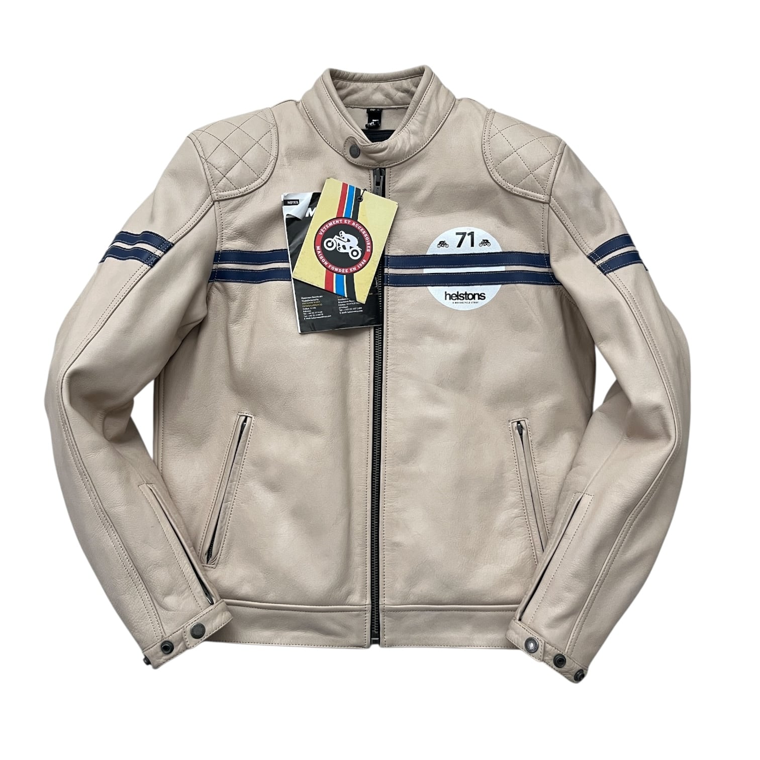 HELSTONS CHEVY L Homme blouson Moto seconde main