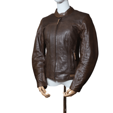 Blouson moto cuir IXON Crank Air Lady M Femme – Seconde main