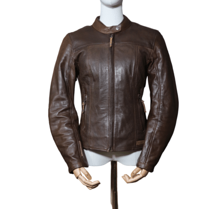 Blouson moto cuir IXON Crank Air Lady M Femme – Seconde main