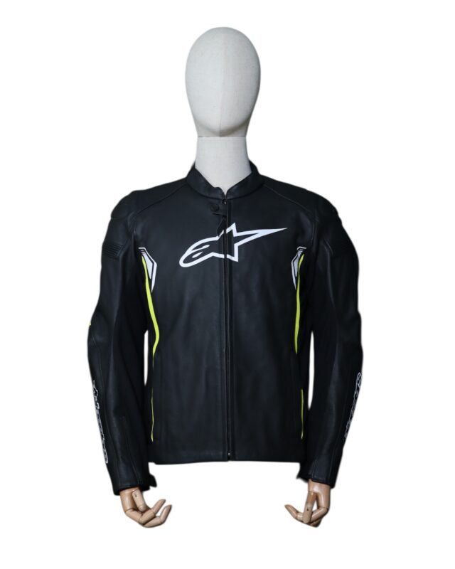Blouson moto reconditionné ALPINESTARS SP1 en cuir premium XL/56EU pour homme. Protection testée, confort exceptionnel. Équipement moto seconde main.