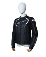 Blouson cuir Alpinestars JAws equipement motard d'occasion